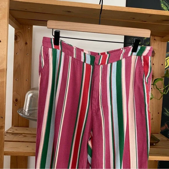 Free People Colorful Stripe La Paz Flare Pants - Picture 7 of 16